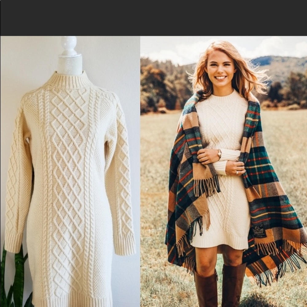 Kiel James Patrick Autumn Knit Sweater Dress